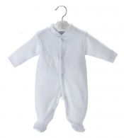 DANDELION Sleepsuit "Rabbit Star" White